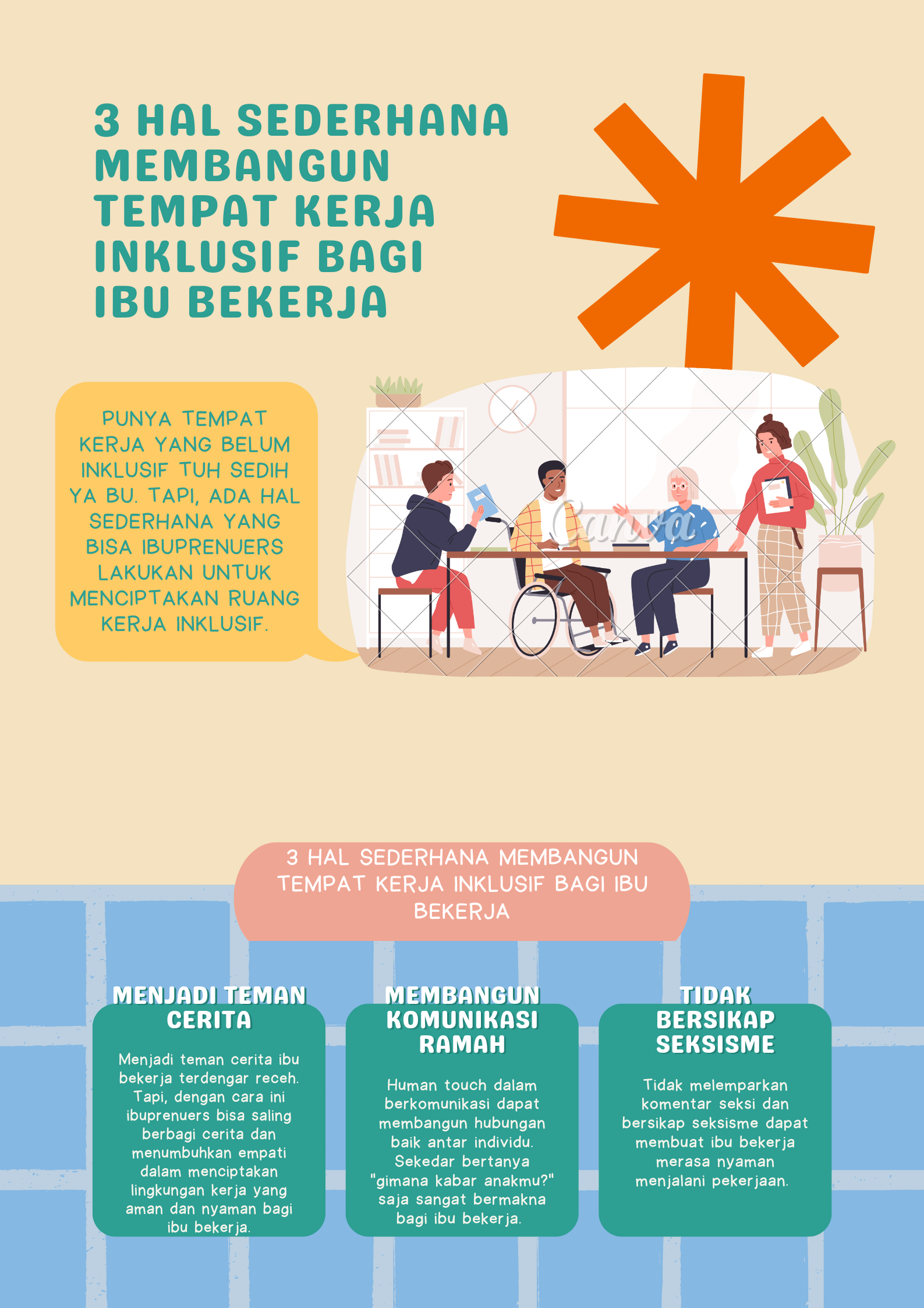 Menciptakan Ruang Kerja Inklusif Bagi Ibu Bekerja Dimulai Dari Mana?