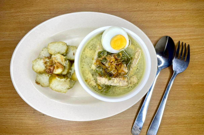 Tempe Cabe Hijau Kuah Santan