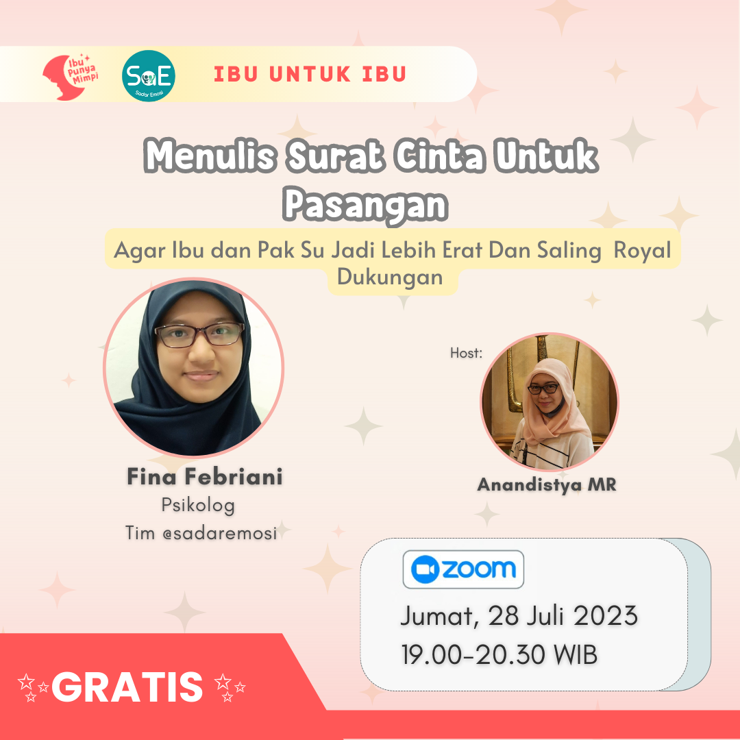 Ibu untuk Ibu : Menulis Surat Cinta untuk Pasangan