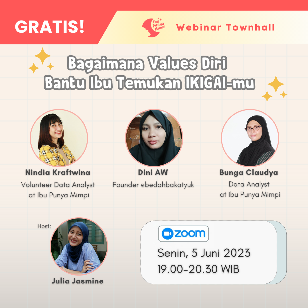 Ibu untuk Ibu : Bagaimana Values Diri Bantu Ibu Temukan IKIGAI-mu