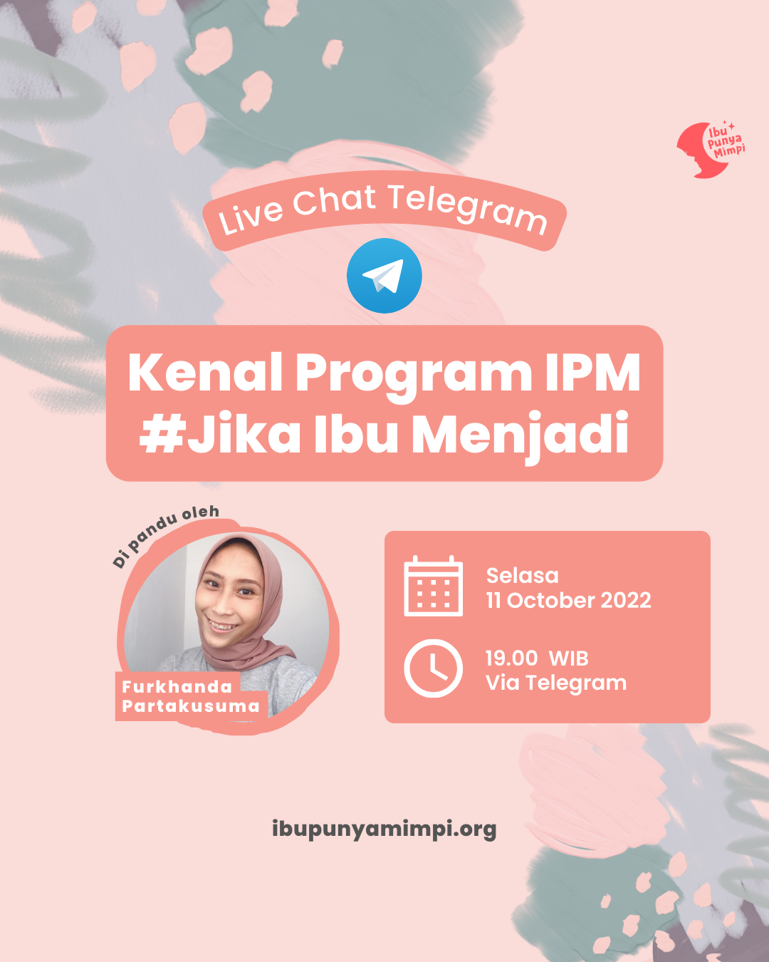 Live Chat Telegram: Kenal Program IPM #Jika Ibu Menjadi