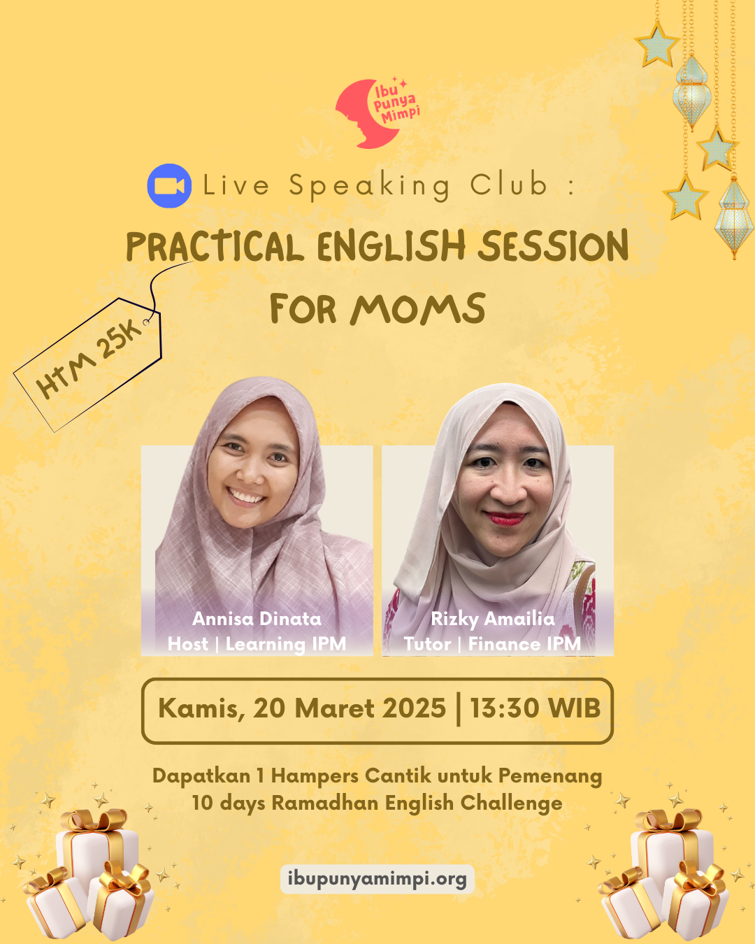 Speaking Club : Practical English Session for Moms