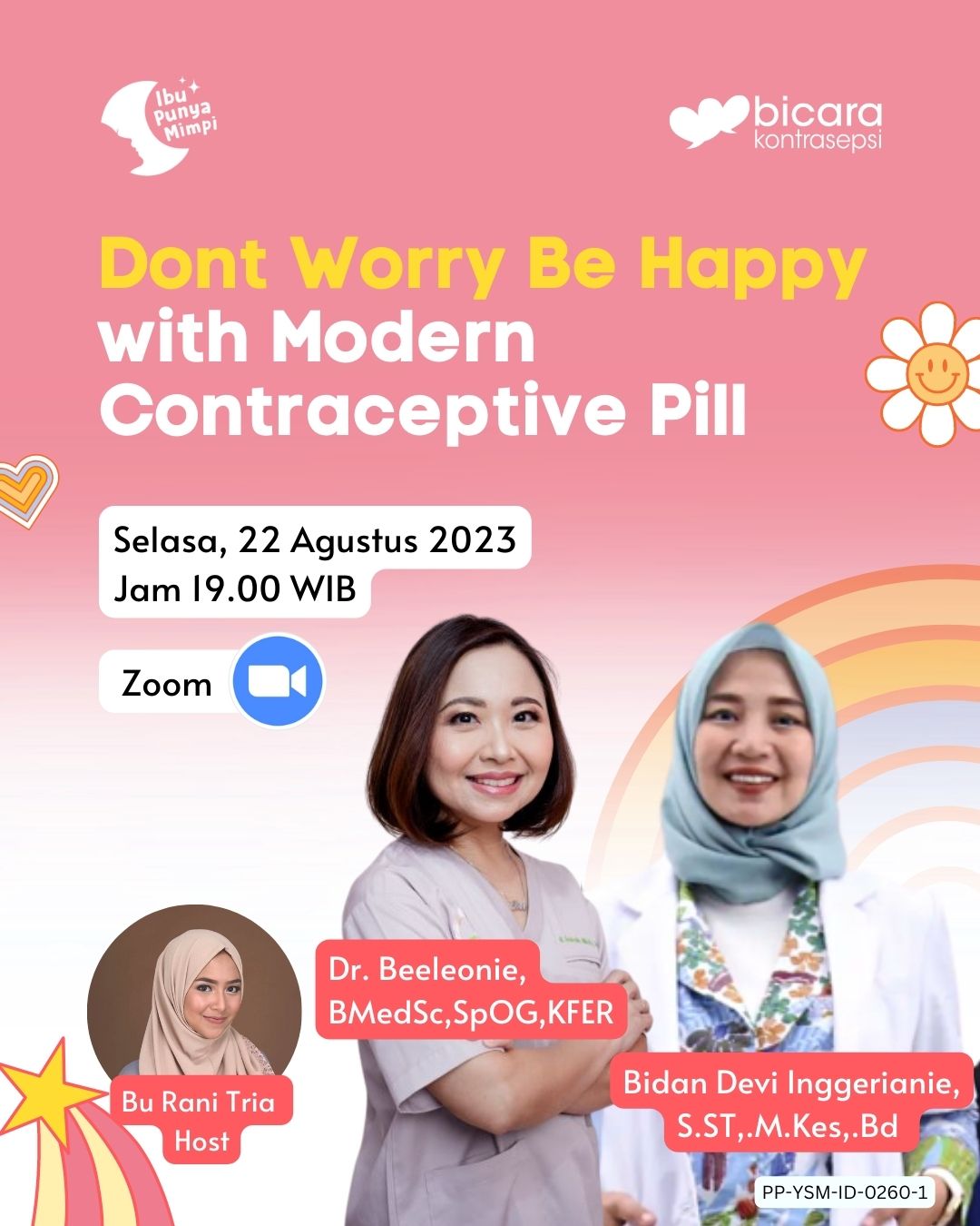 Webinar : Don't Worry Be Happy with Modern Contraceptive Pill