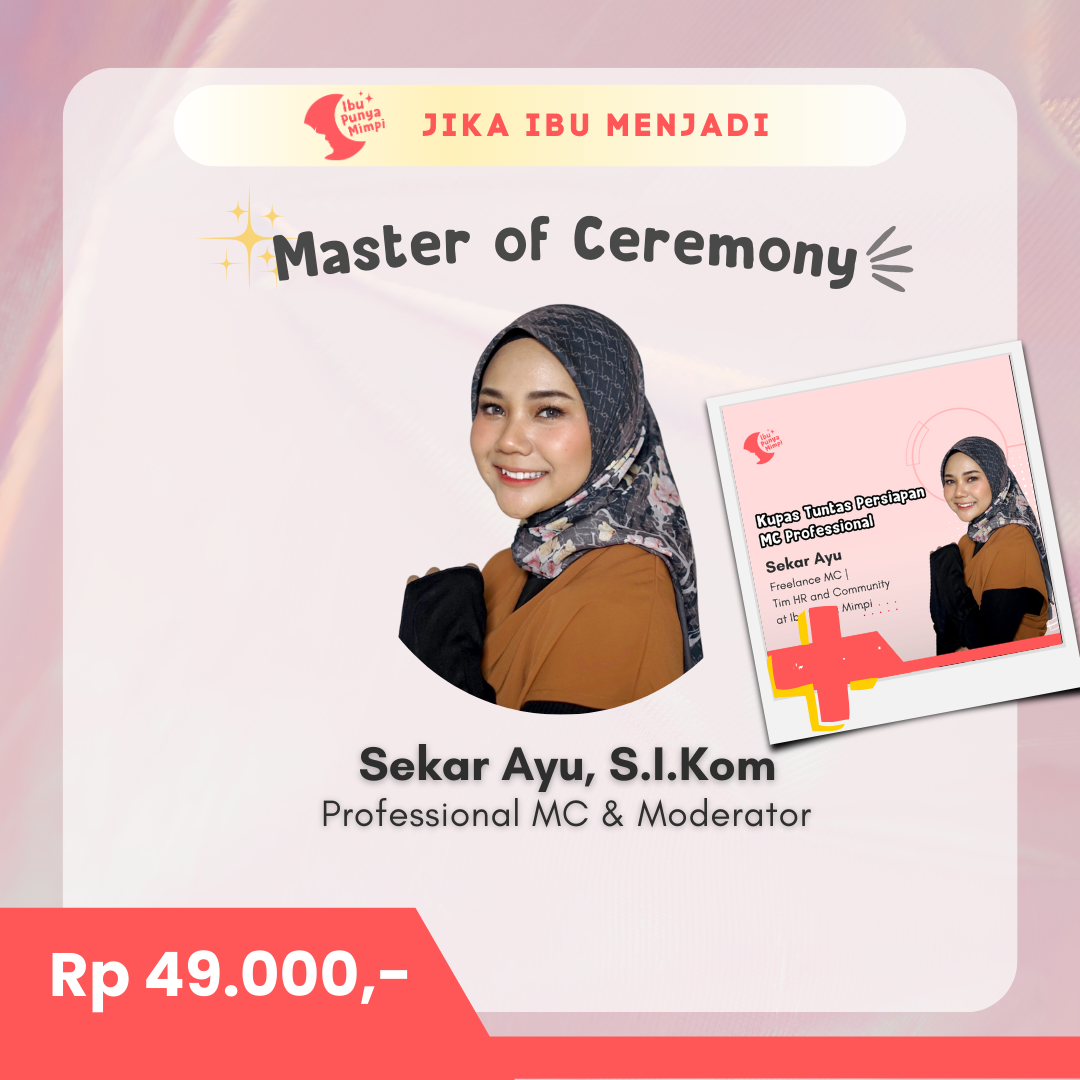 PROMO BUNDLING : JIM Master of Ceremony + Course Kupas Tuntas Persiapan MC Professional