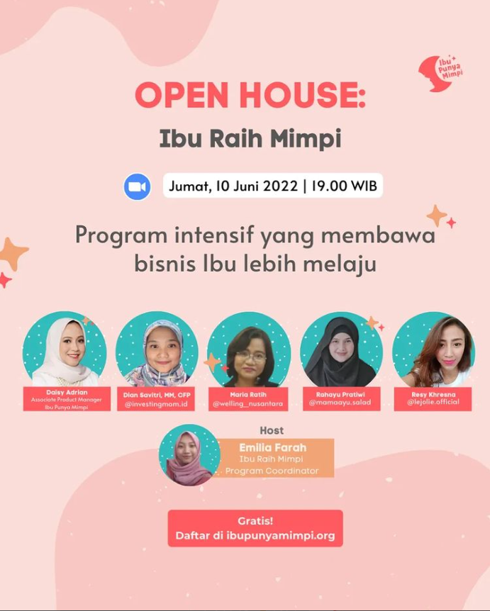 Open House Ibu Raih Mimpi Batch #3