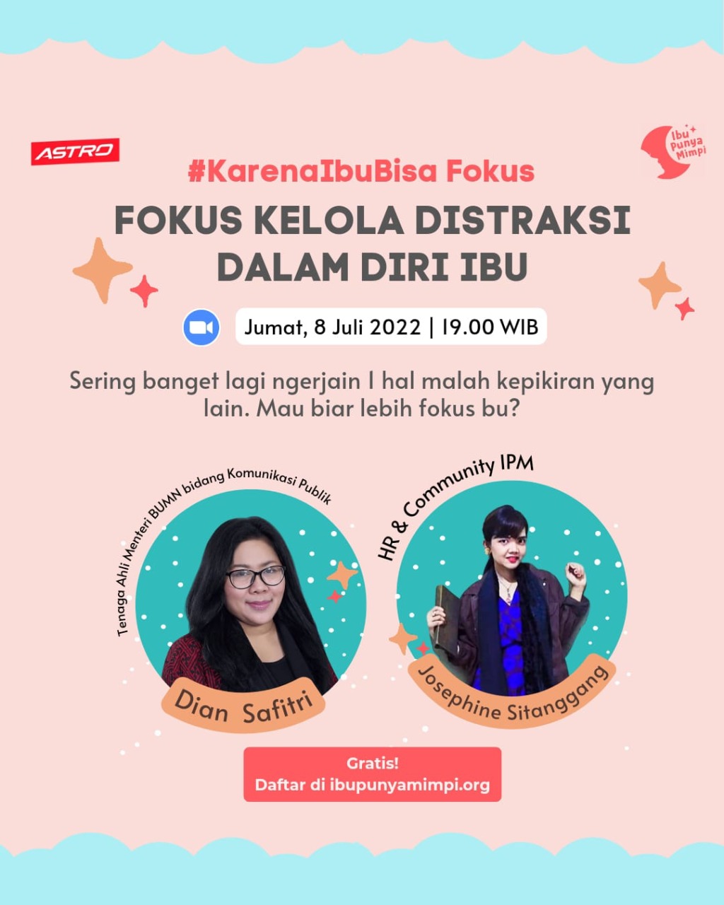 Fokus Kelola Distraksi Diri Ibu