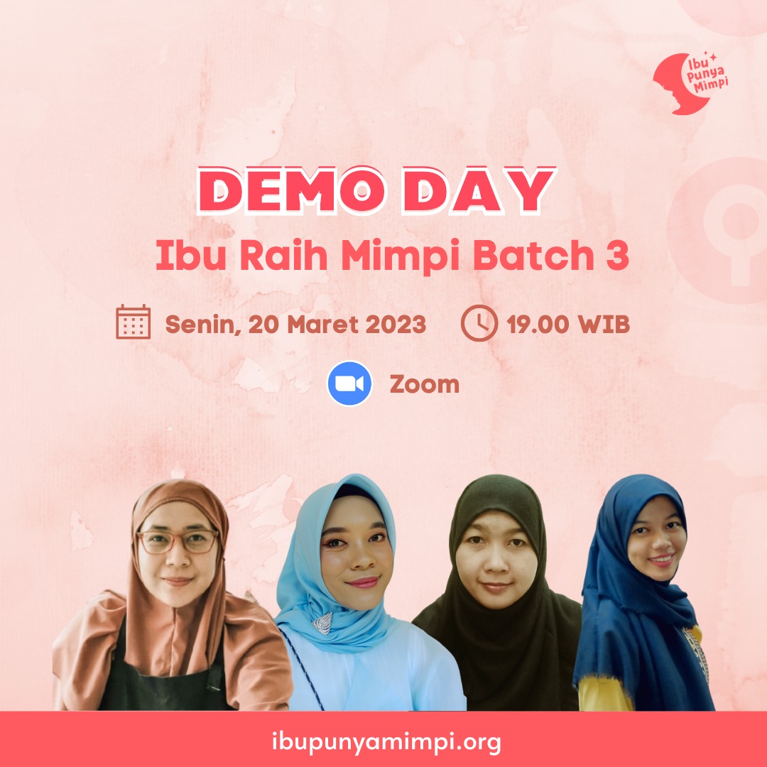 Demo Day Ibu Raih Mimpi Batch 3