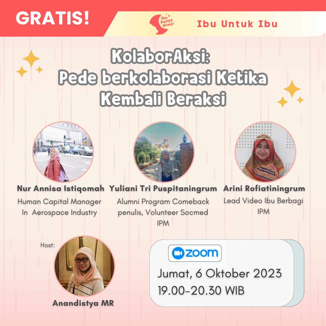 Ibu Untuk Ibu : KolaborAksi : Pede Berkolaborasi Ketika Kembali Beraksi