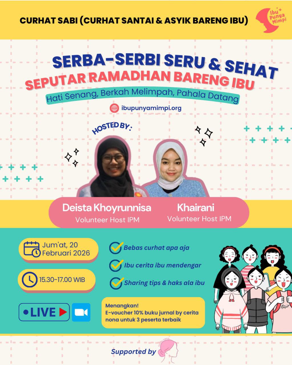 Curhat SABI (Curhat Santai & Asyik Bareng Ibu)