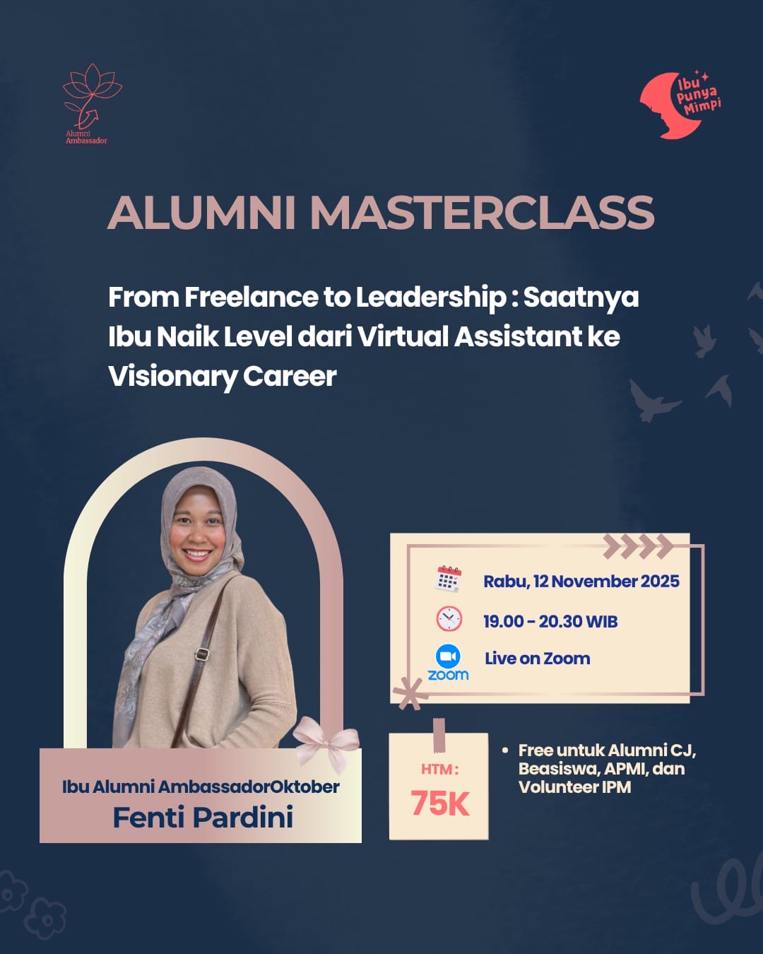 From Freelance to Leadership "Saatnya Ibu Naik Level dari Virtual Assistant ke Visionary Career"