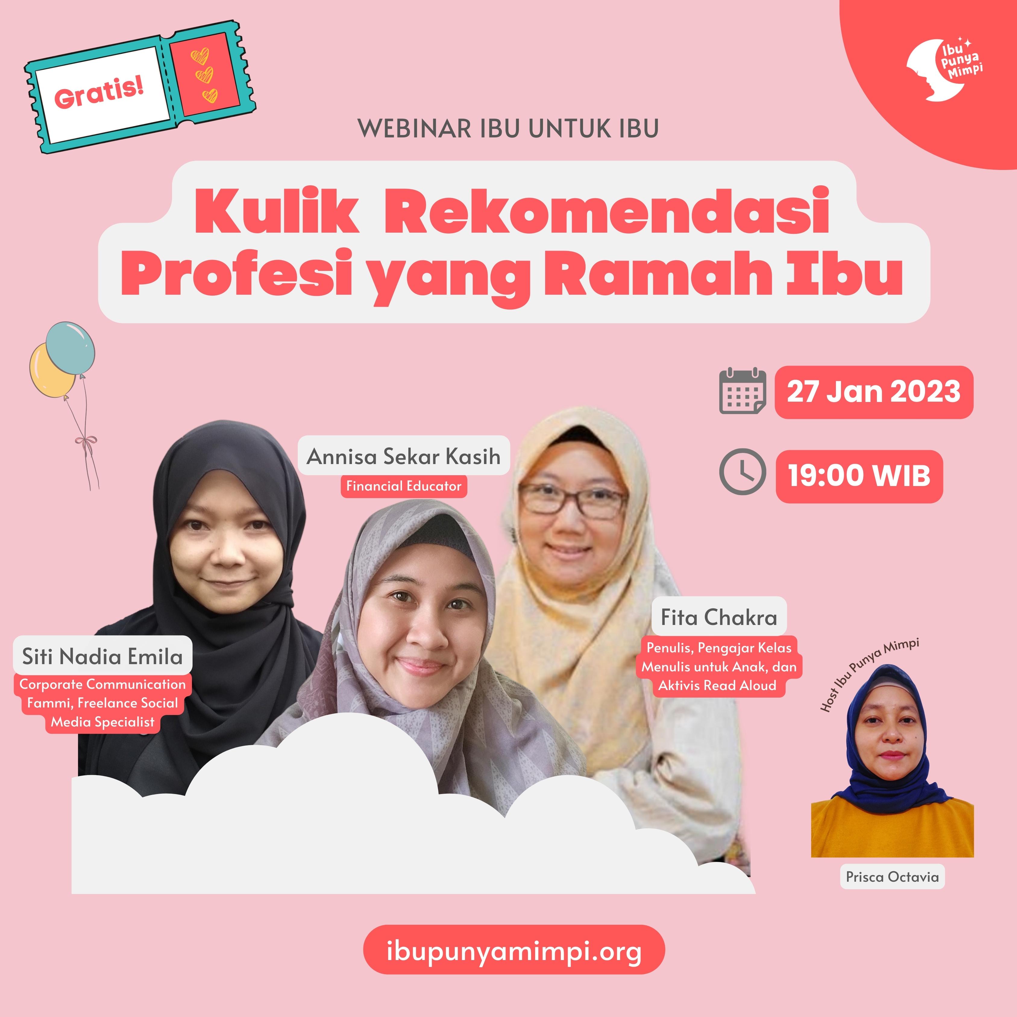 Ibu untuk Ibu : Cari Tau Profesi Baru yang Ramah Ibu